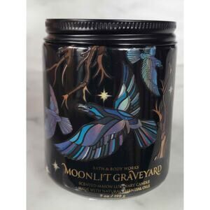 Bath & Body Works Moonlit Graveyard Single Wick Candle 7oz Limited Edition